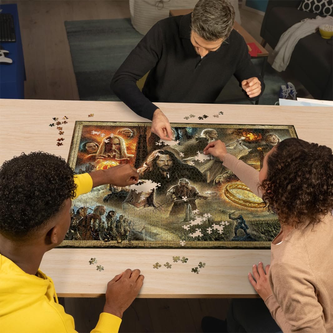 Пазл Ravensburger 17294 Tour Seigneur des Anneaux Lord of The Rings 2000 элементов для взрослых Black, фото №4