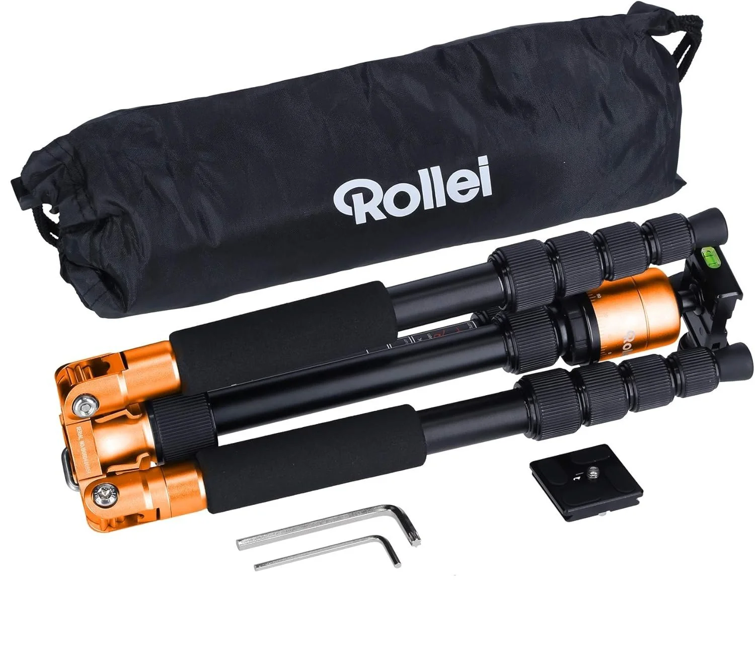 Штатив Rollei Compact Traveler алюмінієвий Оранжевий (20934), фото №10 Штатив Rollei Compact Traveler алюмінієвий Оранжевий (20934), фото №10