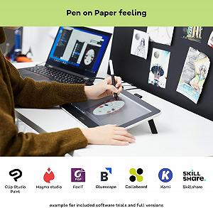 Графічний планшет 13.3" Wacom One DTC133W0B Чорний-сірий ціна на synthetic.ua - Фото 1 Графічний планшет 13.3" Wacom One DTC133W0B Чорний-сірий synthetic.ua - Фото 1