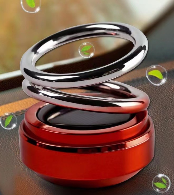 Ароматизатор в автомобиль Левитирующие кольца от солнечного света MIO 1 сменный картридж Красный 050965, фото №3 Ароматизатор в автомобиль Левитирующие кольца от солнечного света MIO 1 сменный картридж Красный 050965, фото №3