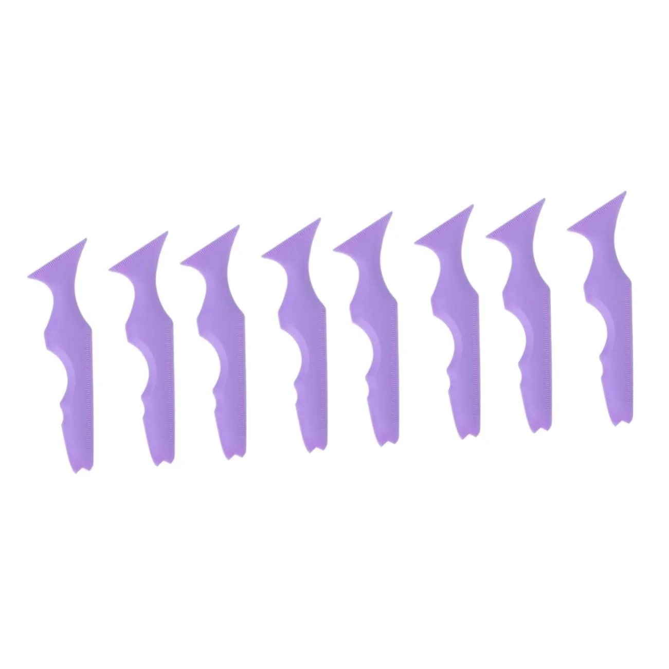 Силиконовая для макияжа 8 шт. Инструменты для массажа Формы для теней Шаблоны угловые для подводки, фото №1