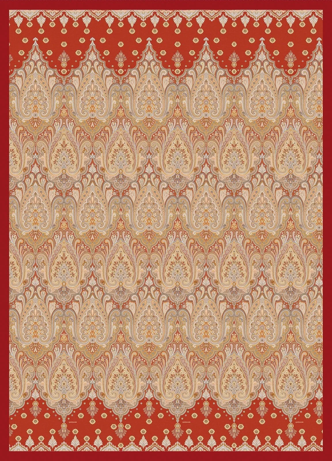 Плед Bassetti Isolabella 9330127 Хлопок Rosso R1 Размеры: 155 x 220 см, фото №1