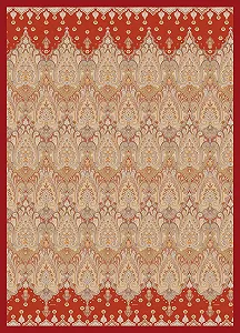 Плед Bassetti Isolabella 9330127 Бавовна Rosso R1 Розміри: 155 x 220 см - Фото 1