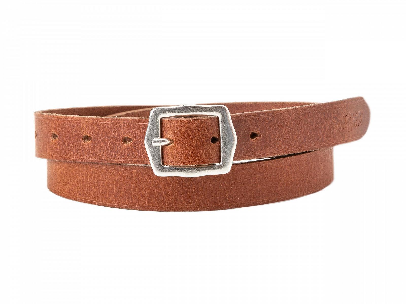 Ремень Levi's Женский Lux Кожаный, Cognac, 85, Cognac, фото №1