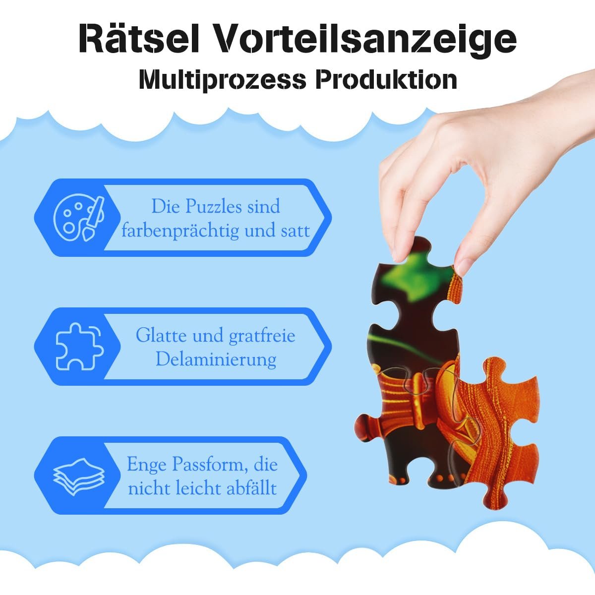 Пазл MISITU XL Format Lazy Cat 100 елементів, фото №5