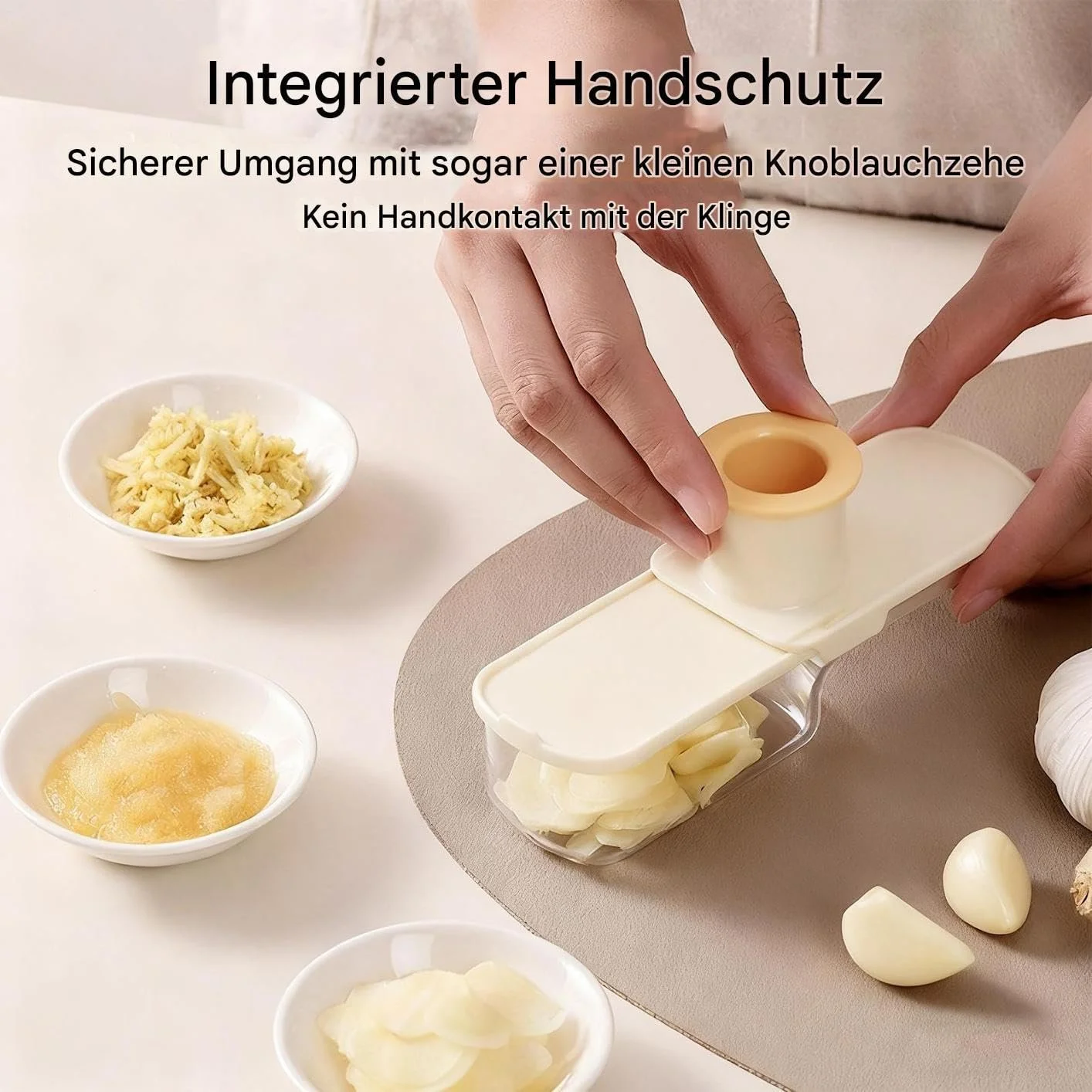 Терка та подрібнювач для часнику для імбиру, цибулі, моркви, мигдалю, фото №4