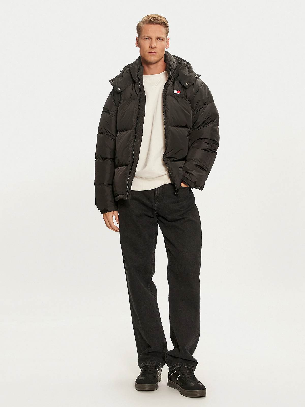 Пуховик Tommy Hilfiger Alaska M, Темно-синий, фото №2