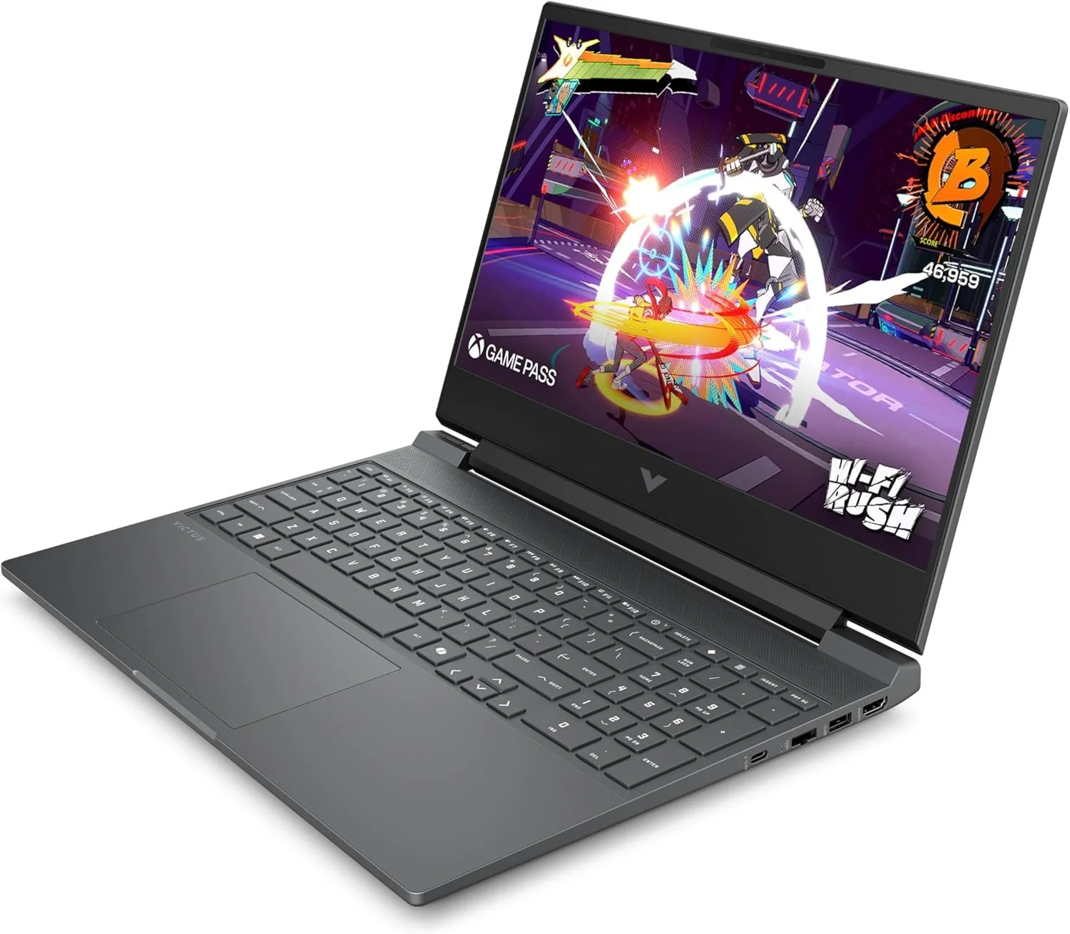 Ноутбук 15.6" HP Victus 15-fa1001sf Gaming Intel Core i5-12500H RAM 16GB SSD 512GB GeForce RTX 4050 Win11 (UKR), фото №3