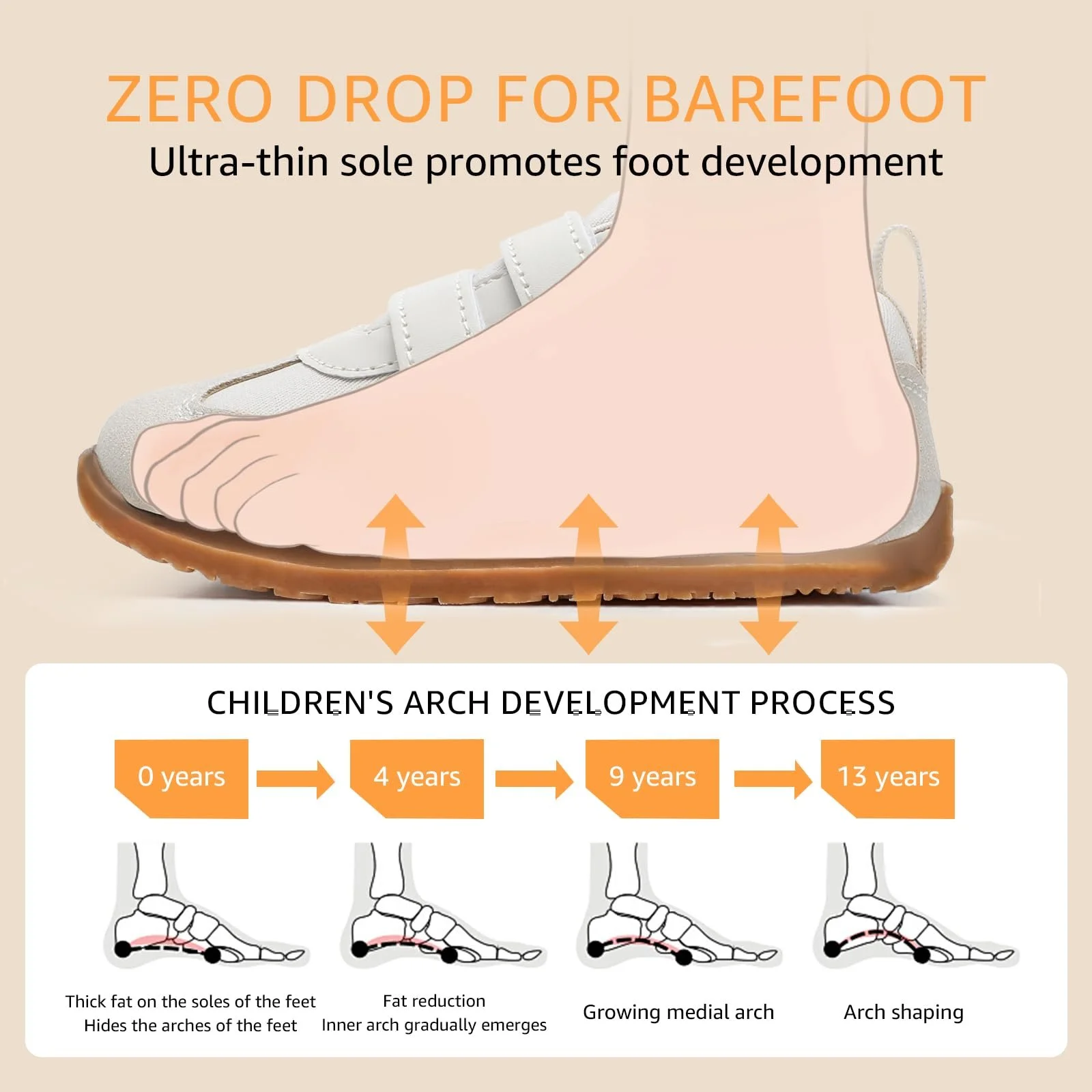 Широке дитяче Кросівки для босоніж, фото №4