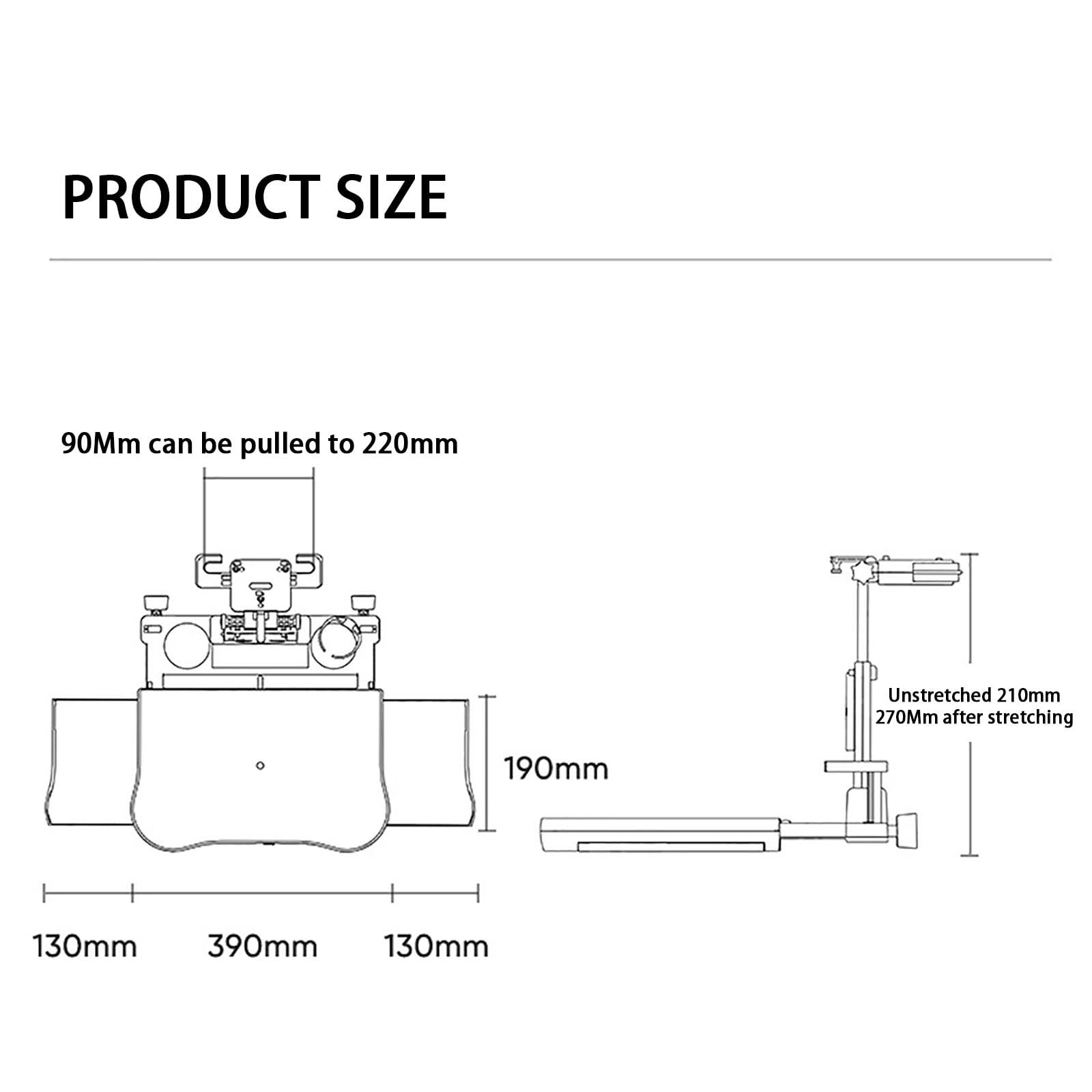 Автомобильный столик-поднос на спинку сиденья, складной и регулируемый органайзер на сиденье, многофункциональный столик на руль, поворотный держатель для ноутбука, аксессуары для путешествий, для долгих поездок, фото №7