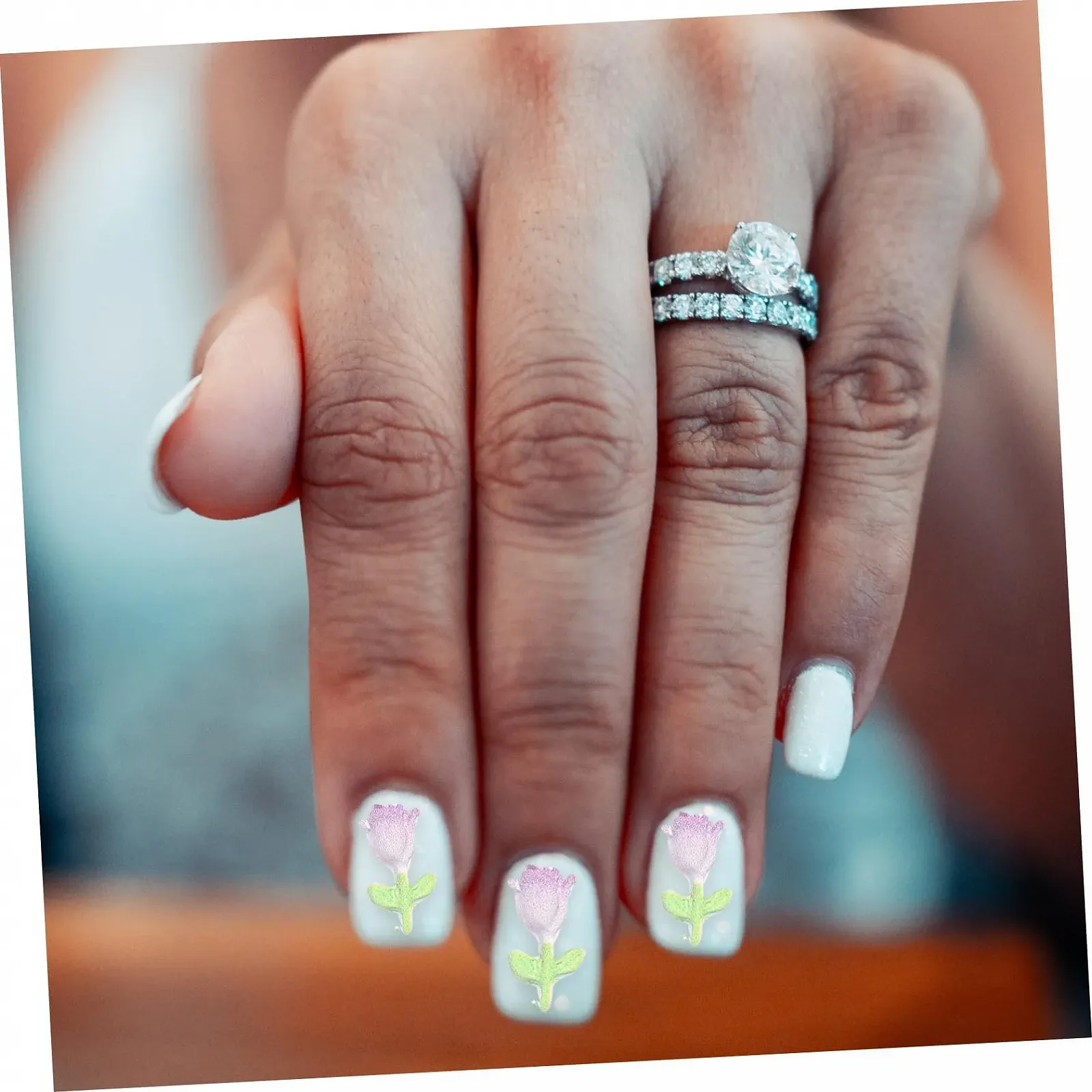 Подвески для ногтей Тюльпан Beavorty, 30 шт., смола, маленькие украшения, фото №8