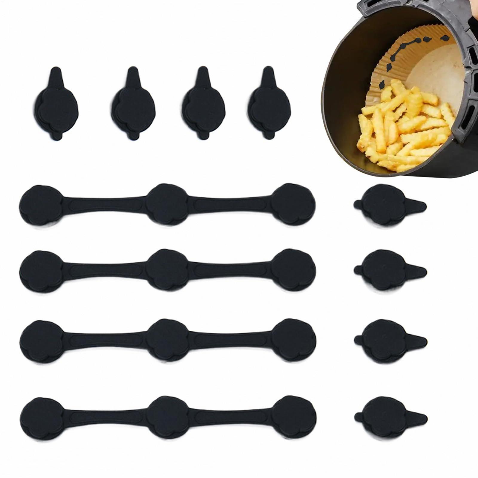 Магнитная силиконовая пряжка для бумаги для выпечки в аэрофритюрнице 4 шт., фото №7 Магнитная силиконовая пряжка для бумаги для выпечки в аэрофритюрнице 4 шт., фото №7