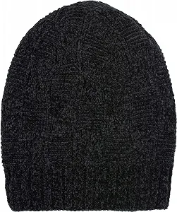 Шапка-бини Chenille styleBREAKER Унисекс с плетеным узором и флисовой подкладкой synthetic.ua - Фото 1