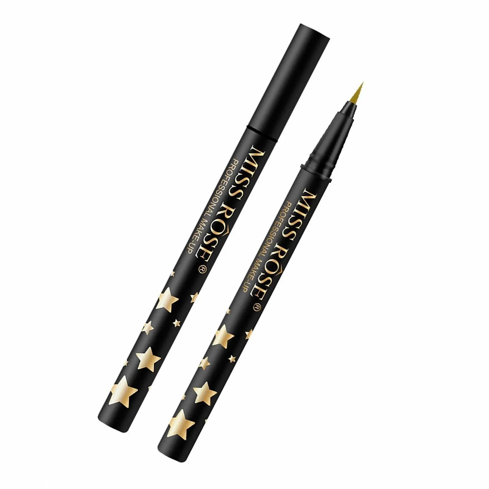 Рідка Підводка для очей з блискітками Fowybe, водостійка, з високою пігментацією, для щоденного використання, фото №7