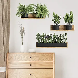 Наклейка на стіну 3D Бонсай в горщику PVC synthetic.ua - Фото 1