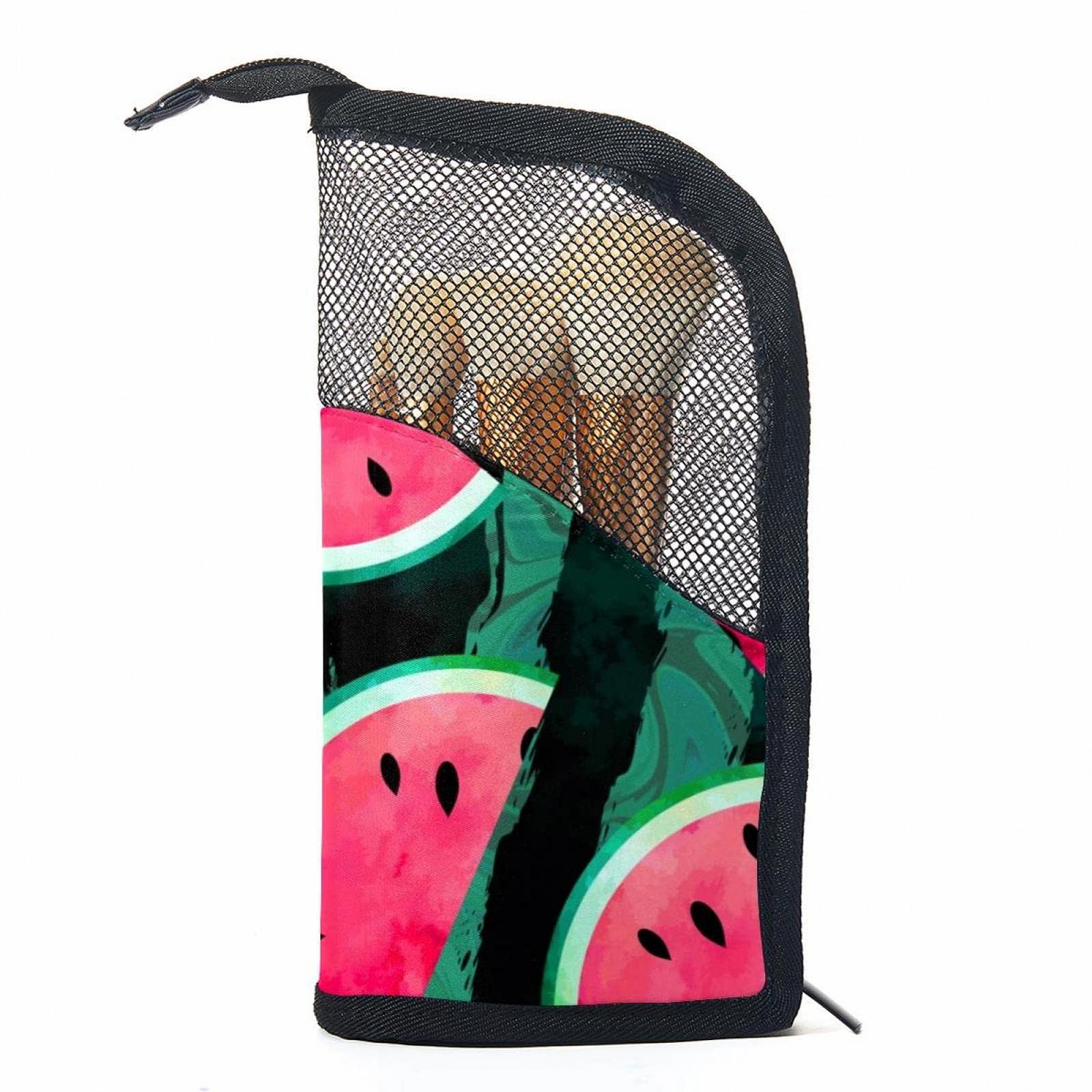 Набор кистей для макияжа в органайзере Sommer aquarell Wassermelone, 12 штук, фото №1