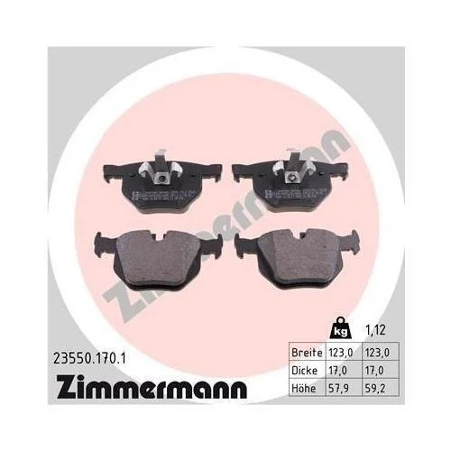Гальмівний диск ZIMMERMANN SPORT Z 150.3430.52 для BMW, BMW (BRILLIANCE), фото №4
