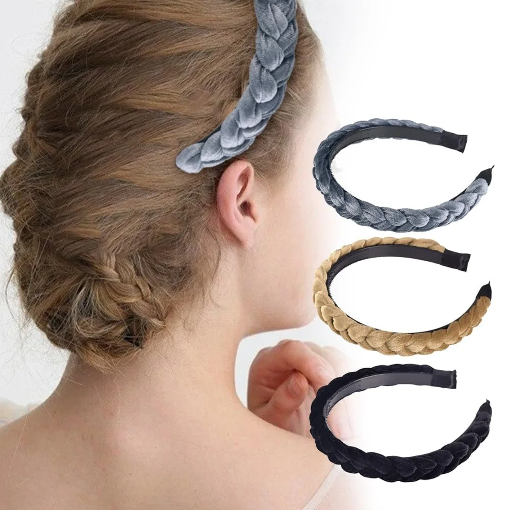 Обруч Плетеный Разные Цвета, набор 3 шт, фото №6