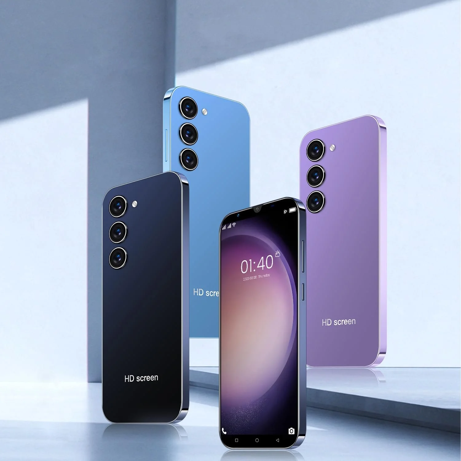 Смартфон M23+ 5.0" Android 9.0 16GB ROM Blue, фото №3
