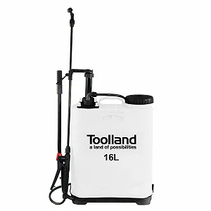 Ранцевий обприскувач Toolland 16 л Білий/Чорний - Фото 1