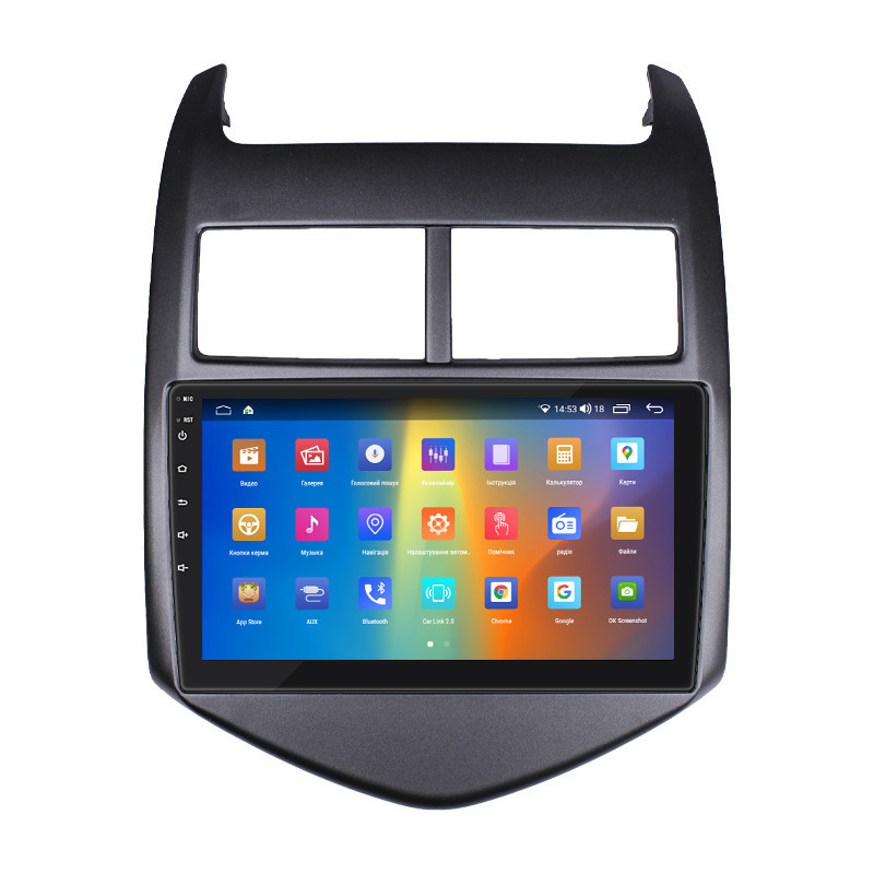 Статна магнітола Lesko 9 Chevrolet Sonic I 2011-2016 2/32Gb CarPlay 4G Wi-Fi GPS Prime (9382-47470), фото №2