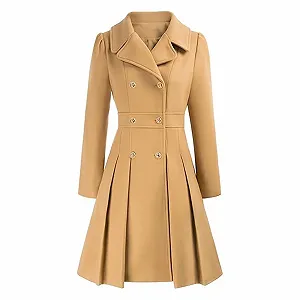 Жіночий тренч з лацканами Двобортний - Фото 1