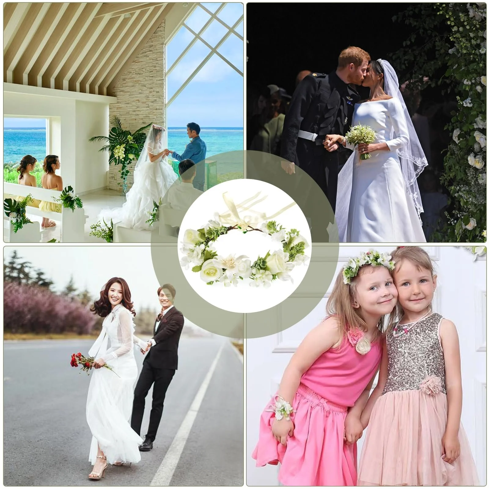 Вінок Штучні квіти, фото №7