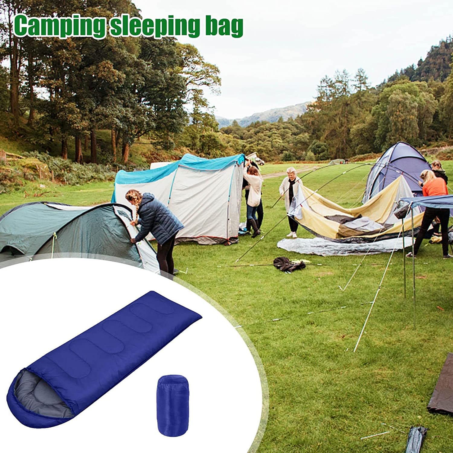 Трисезонний Спальний мішок для дорослих/дітей, фото №3