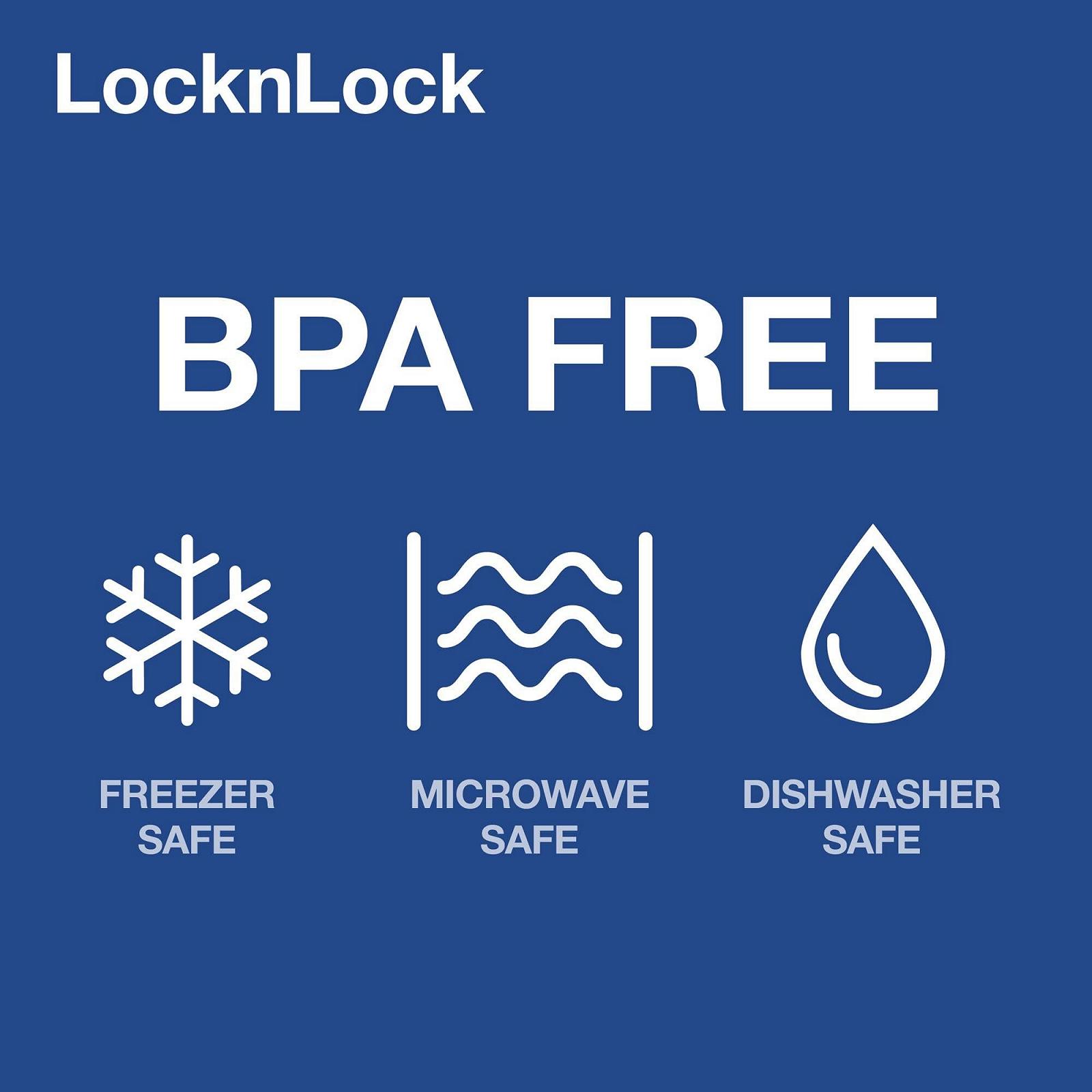 Ємності для зберігання LocknLock 5 x 1 л прямокутні пластикові герметичні, фото №4