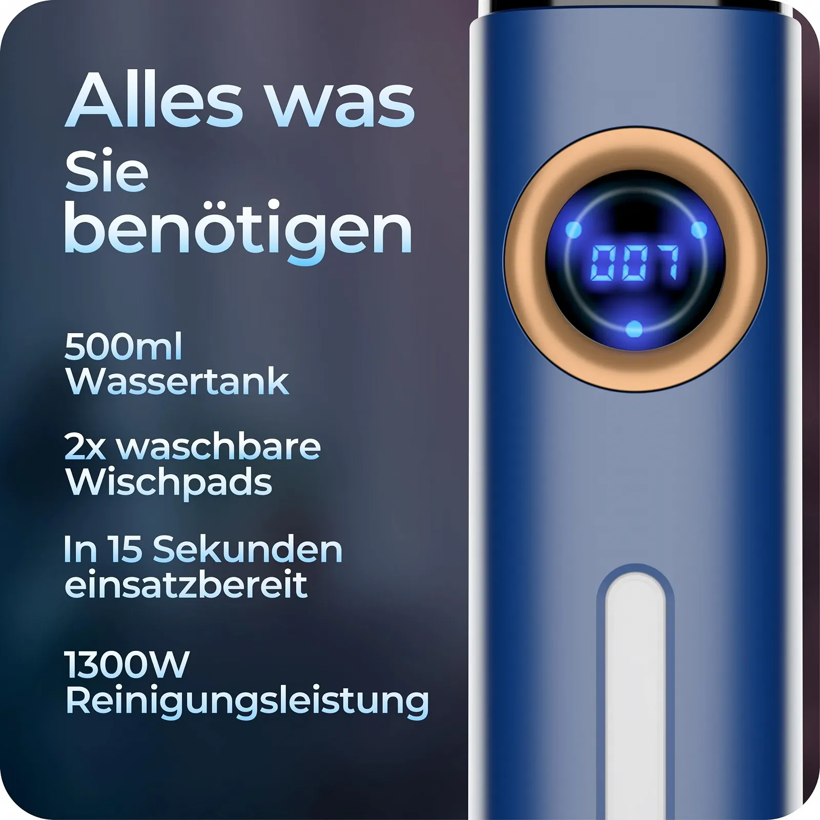 Паровая швабра Avalla T-20 500 мл Синий, фото №6