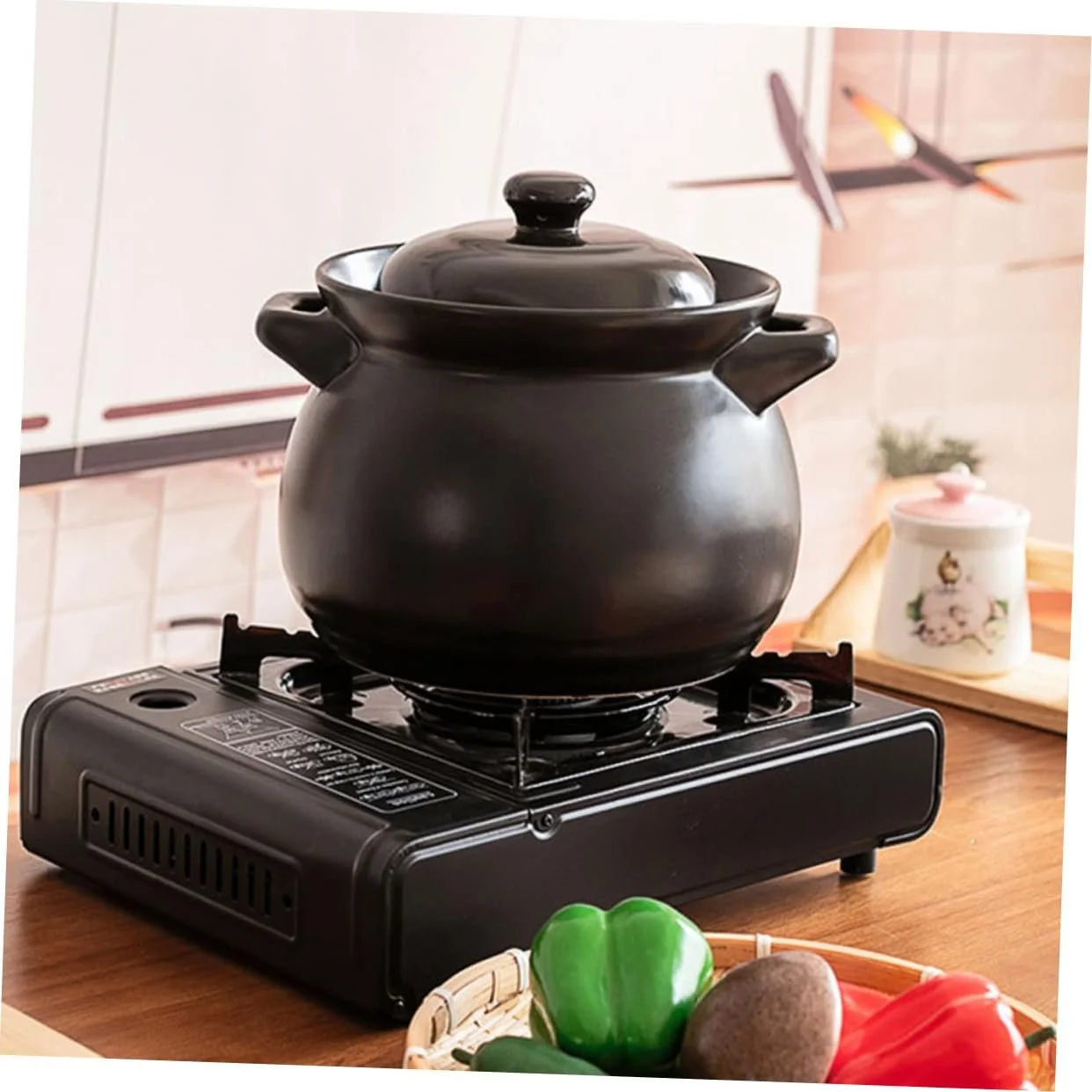 Мини-горшок керамический термостойкий черный для газовых плит, фото №8 Мини-горшок керамический термостойкий черный для газовых плит, фото №8