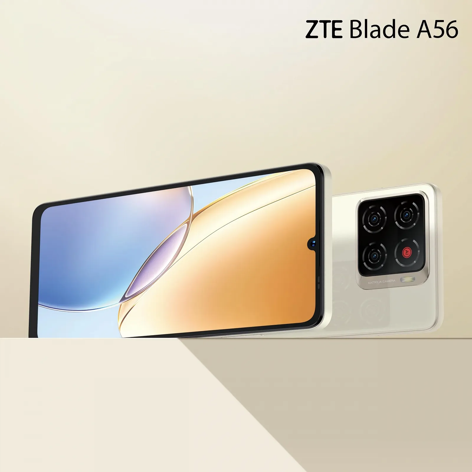 Смартфон ZTE Blade A56 4/128 ГБ Floating Gold, фото №3 Смартфон ZTE Blade A56 4/128 ГБ Floating Gold, фото №3