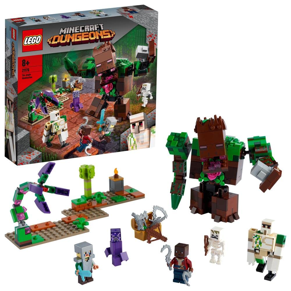 Іграшка LEGO Minecraft 21176 The Jungle Monster з фігурками, фото №1
