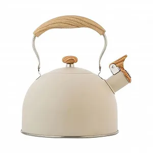 Чайник з нержавіючої сталі Бежевий - Фото 1