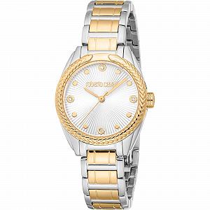 Женские аналоговые кварцевые часы Roberto Cavalli RC5L118M0065 с ремешком из нержавеющей стали - Фото 1