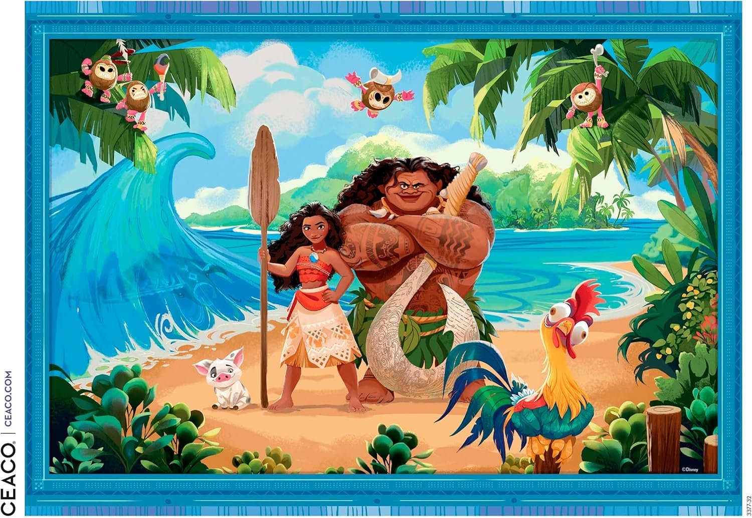 Пазл Ceaco Disney Thomas Kinkade Moana and Maui 1000 елементів, фото №5