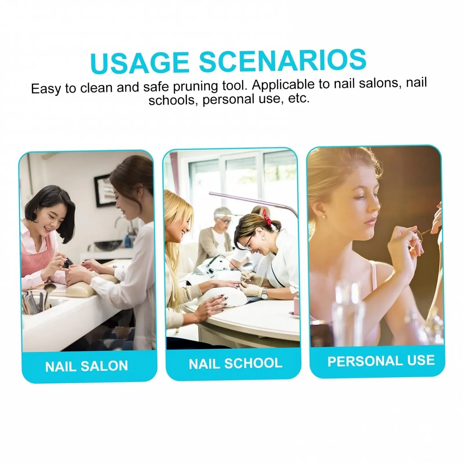 Набор для маникюра PACKOVE 16 шт. с кусачками, пилочкой и инструментами из нержавеющей стали для профессионального ухода, фото №8