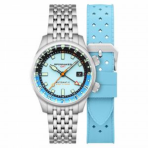 Мужские часы Spinnaker 42мм Bradner GMT Автоматические SP-5121 с прочным ремешком из нержавеющей стали - Фото 1