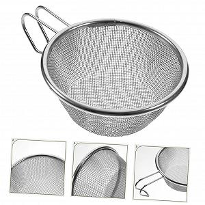 Миски из нержавеющей стали KOMBIUDA 2St Syrah Mesh-Löffel, кофейный фильтр, кухонная утварь, фильтр для сока, сита, сетчатые соковыжималки, фильтр для соевого молока, нержавеющая сталь, серебристый synthetic.ua - Фото 1
