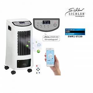 Охолоджувач повітря Sichler Haushaltsgeräte 3-в-1 WiFi Зволожувач та іонізатор App synthetic.ua - Фото 1