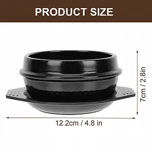 Горшок VALICLUD Bibimbap керамический 1100 мл с подставкой и ложкой термостойкий цена на synthetic.ua - Фото 1 Горшок VALICLUD Bibimbap керамический 1100 мл с подставкой и ложкой термостойкий synthetic.ua - Фото 1