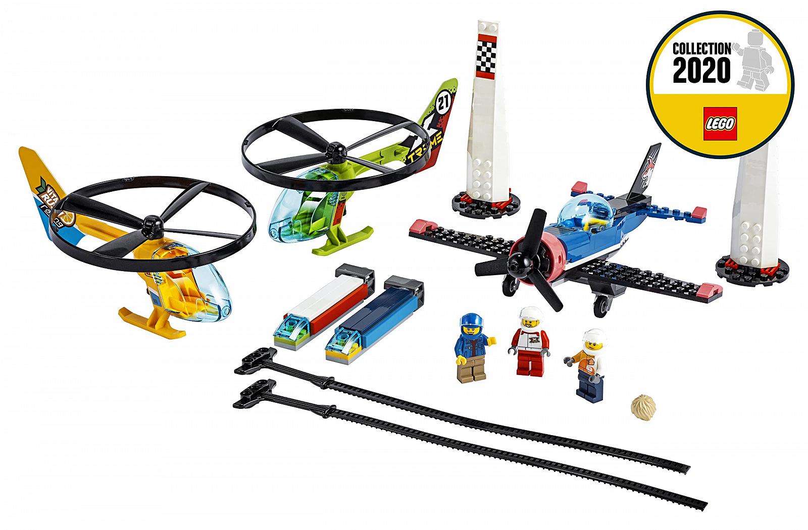 Игрушечный набор Lego City 60260 Воздушная Гонка Самолет и Вертолет для детей от 5 лет, фото №4