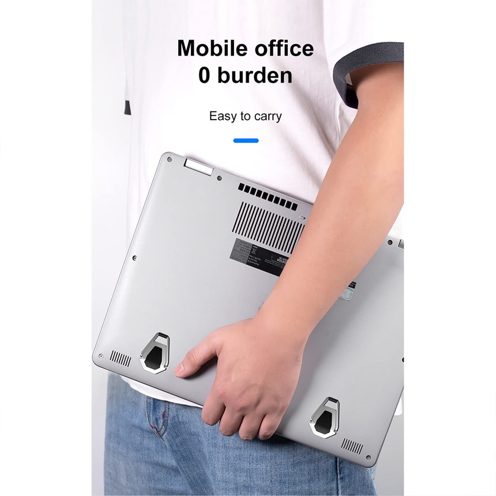 Підставка для ноутбука Invisible Сплав цинку Охолоджуюча підкладка, фото №9 Підставка для ноутбука Invisible Сплав цинку Охолоджуюча підкладка, фото №9