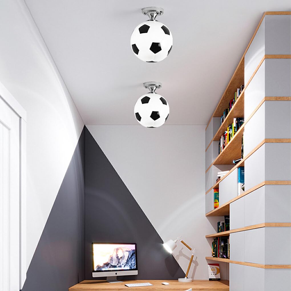Светильник Ceiling Lights LED rongweiwang Жёлтый Футбольный для оформления детской комнаты мальчиков, фото №6