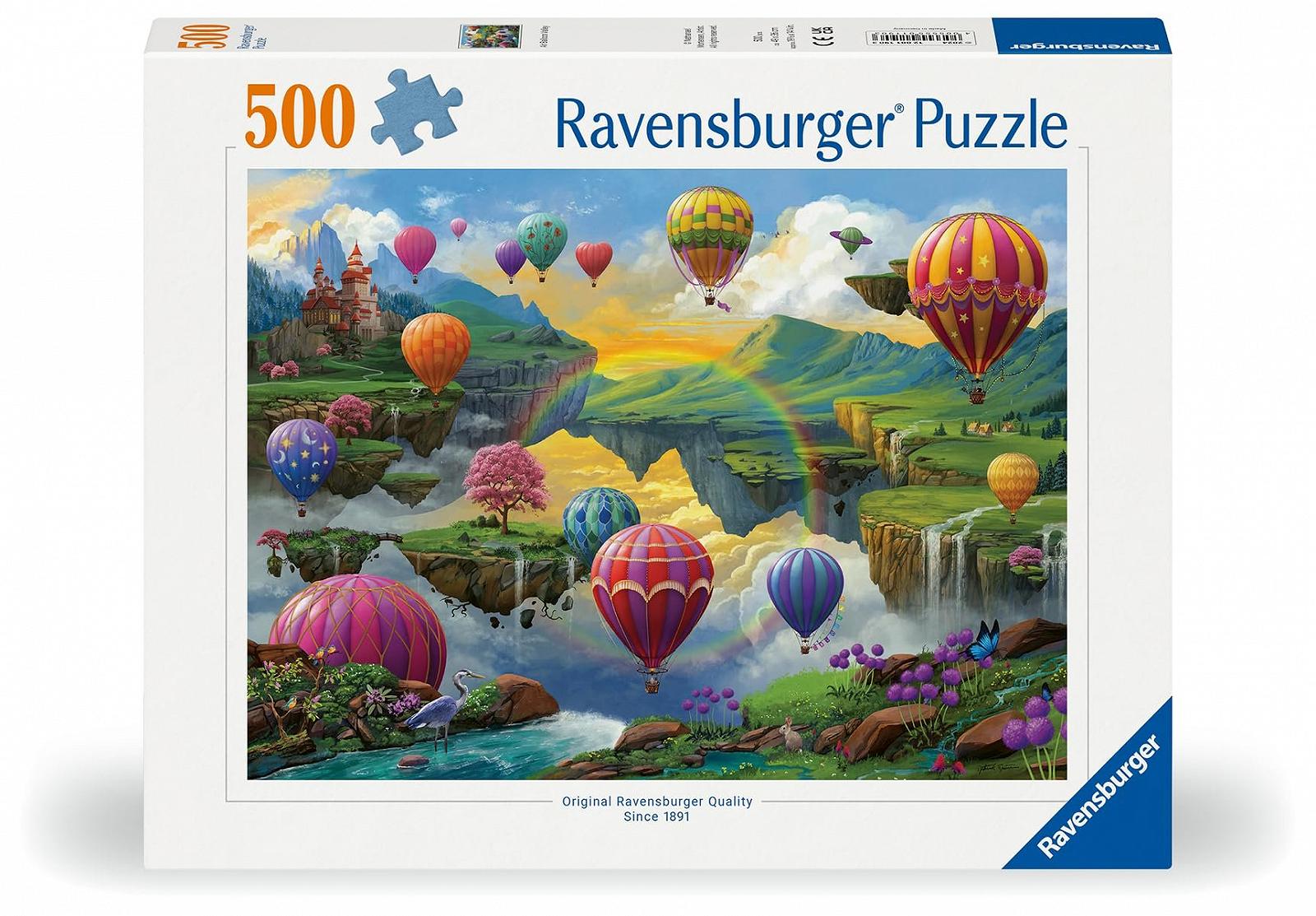 Пазл Ravensburger Air Balloon Valley 500 елементів, фото №2