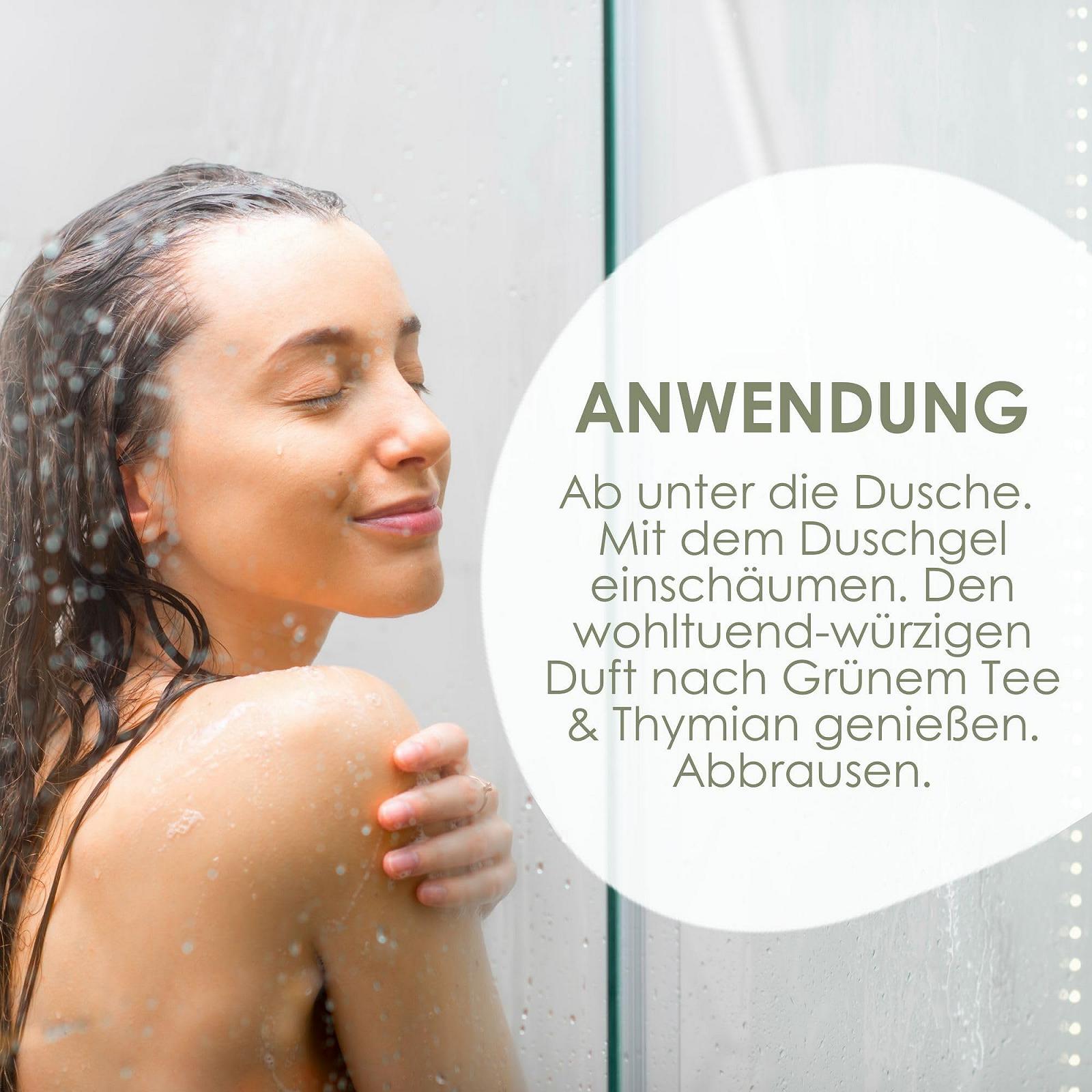 Гель для душу Jean & Len Green Tea & Thyme 250 мл, фото №4