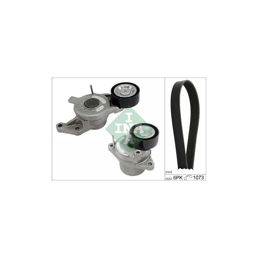 Комплект поликлинового ремня INA 529 0360 10, фото №1