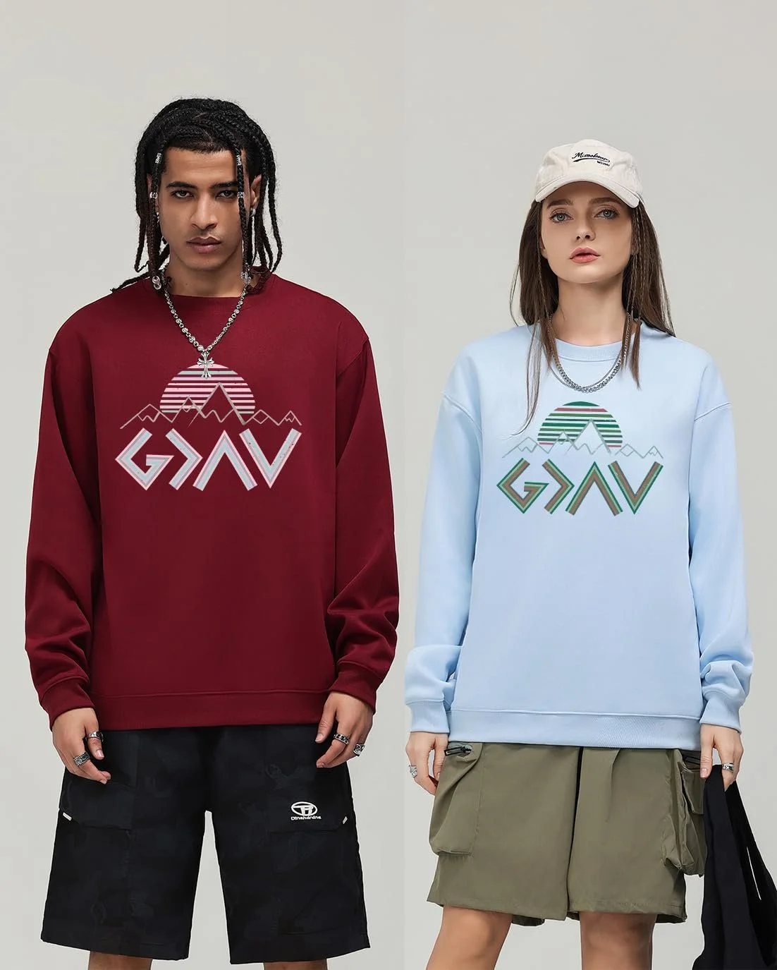 Свитшот God Is Greater Than The Highs And Lows, вдохновляющий, христианская рубашка, с длинными рукавами, фото №3