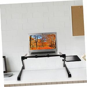 Складная Подставка для Ноутбука с Отводом Тепла Регулируемая по Высоте Портативная Эргономичная для Стола и Дивана Стабильная и Долговечная из Алюминиевого Сплава synthetic.ua - Фото 1