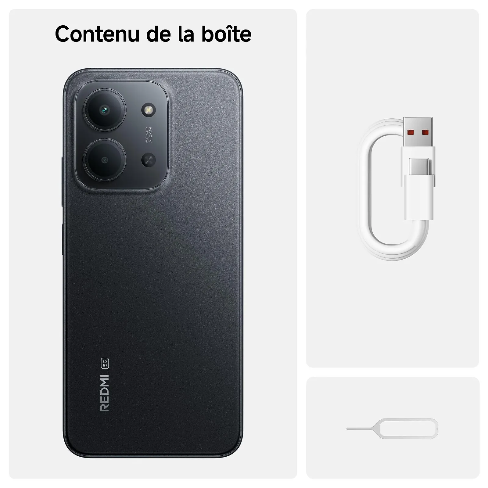 Смартфон XIAOMI Redmi 15C 5G 4/256 ГБ Midnight Black, фото №5